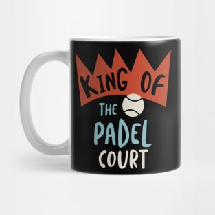 Padel King of the Padel Court Mug